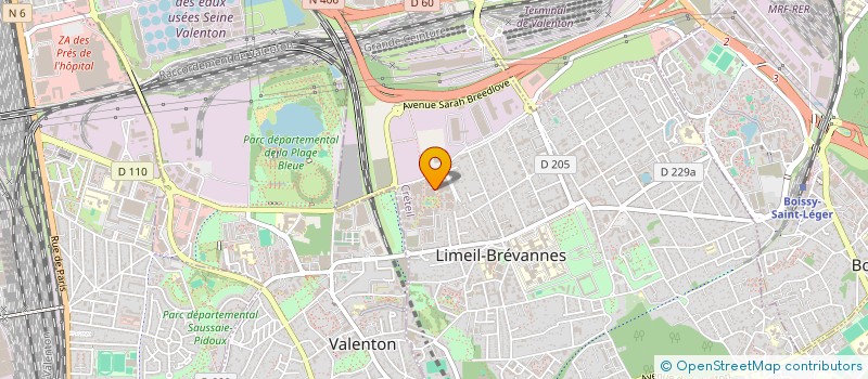 localisation de l'entreprise DBL à LIMEIL-BREVANNES