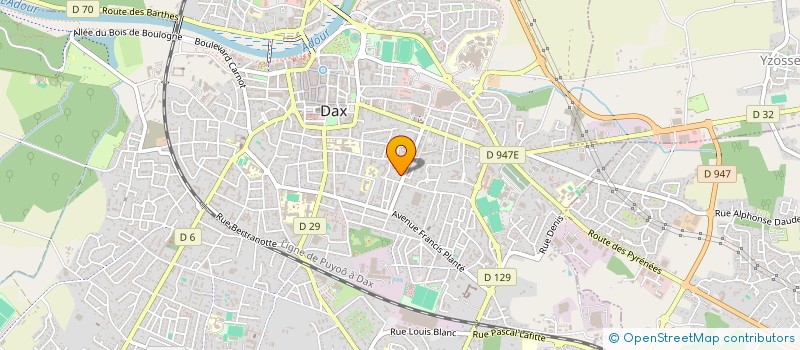 localisation de l'entreprise DBL à DAX