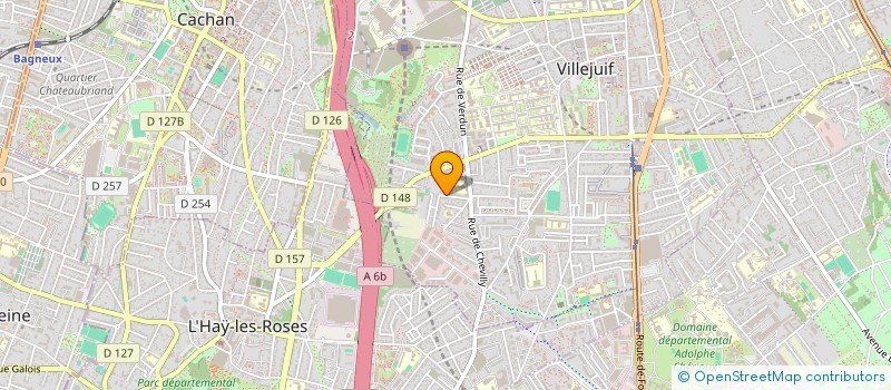 localisation de l'entreprise DBL CONSTRUCTIONS à VILLEJUIF