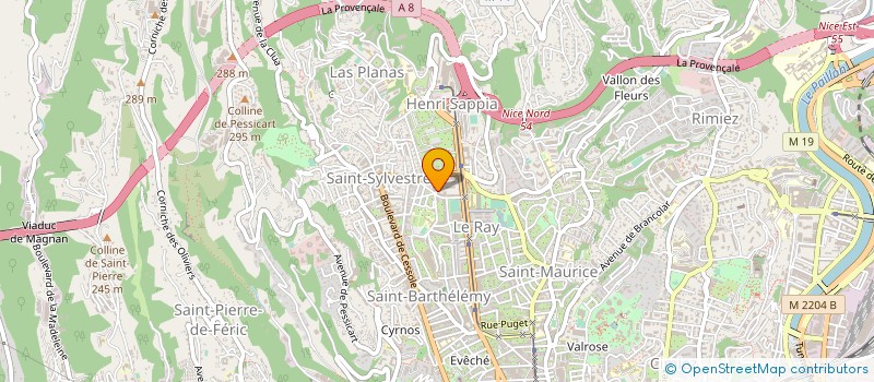 localisation de l'entreprise DBL FRANCE à NICE