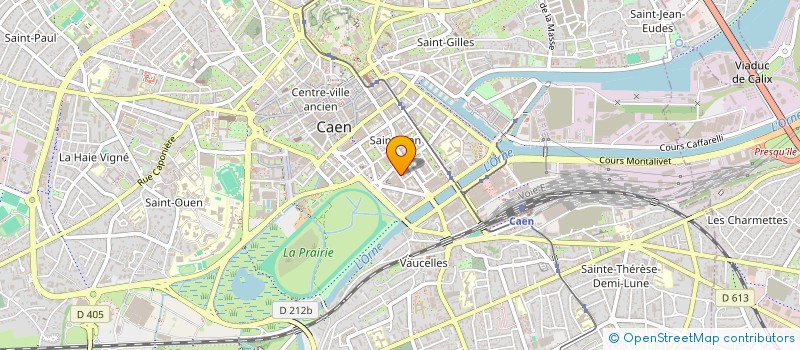 localisation de l'entreprise DBL INVESTISSEMENT à CAEN