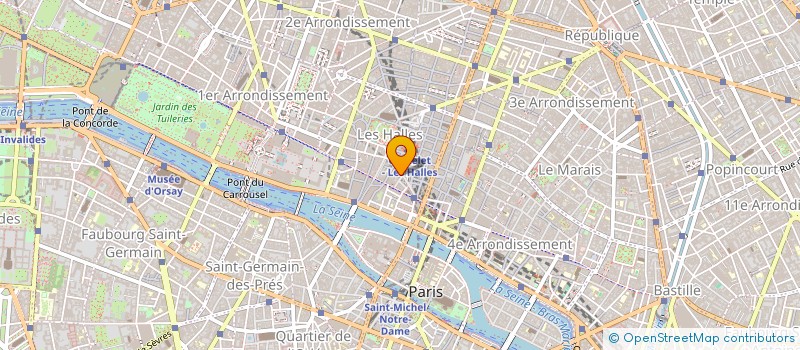 localisation de l'entreprise DBL INVESTISSEMENTS à PARIS