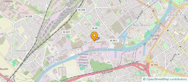 localisation de l'entreprise DBL SERVICE à LILLE