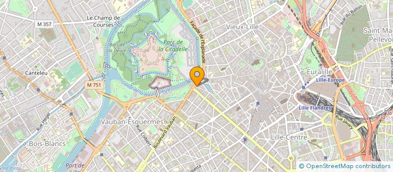 localisation de l'entreprise DBLA AUDIT à LILLE