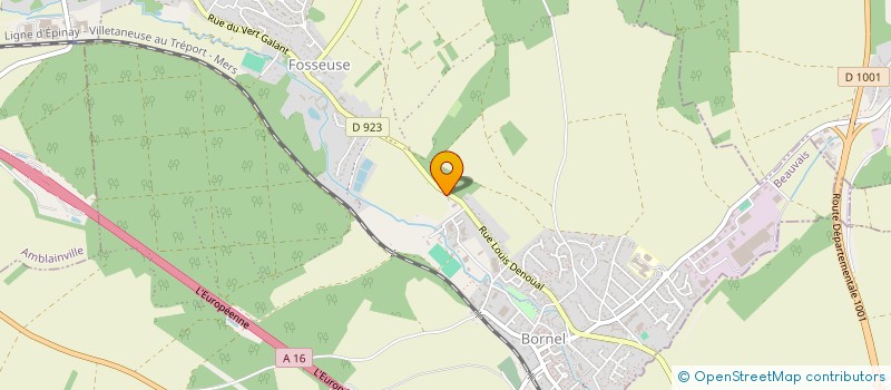 localisation de l'entreprise DBLC  BORNEL