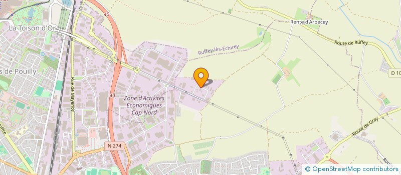 localisation de l'entreprise DBLZ à MARSANNAY-LA-COTE