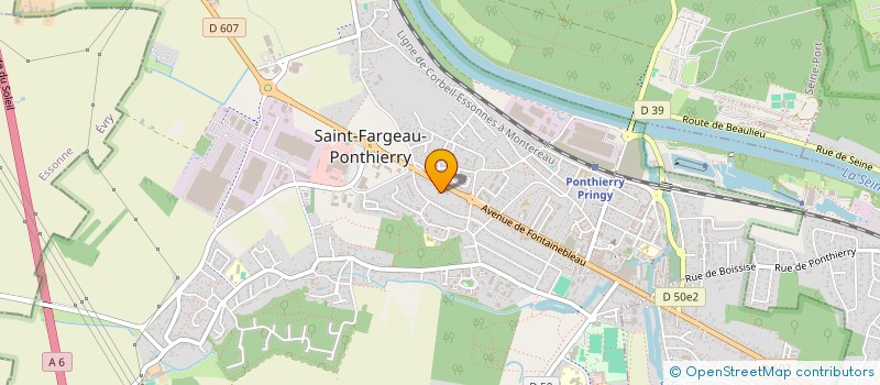 localisation de l'entreprise DBM à VERT-SAINT-DENIS