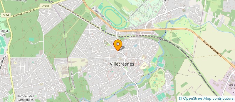 localisation de l'entreprise DBM à VILLECRESNES