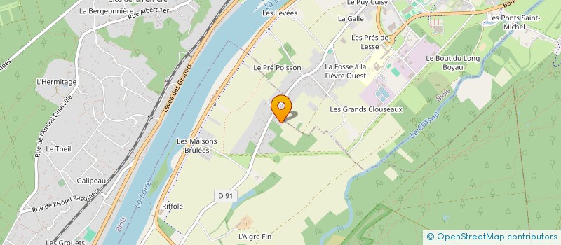 localisation de l'entreprise DBM AUDIO DESIGN à CHAILLES