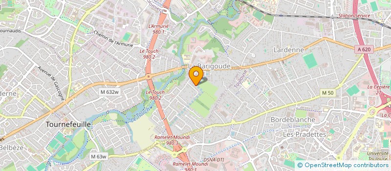 localisation de l'entreprise DBM CARRELAGE OCCITAN à TOURNEFEUILLE