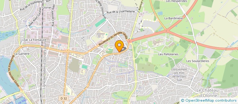 localisation de l'entreprise DBM CONCEPT à LES SABLES D'OLONNE