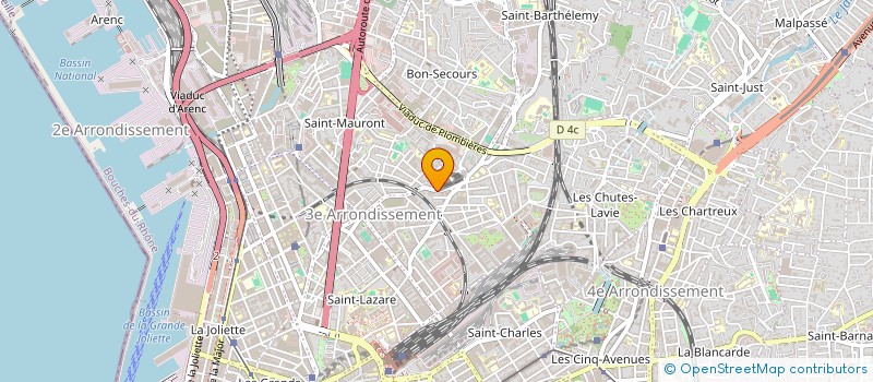 localisation de l'entreprise DBM DESTOCK BELLE DE MAI à MARSEILLE