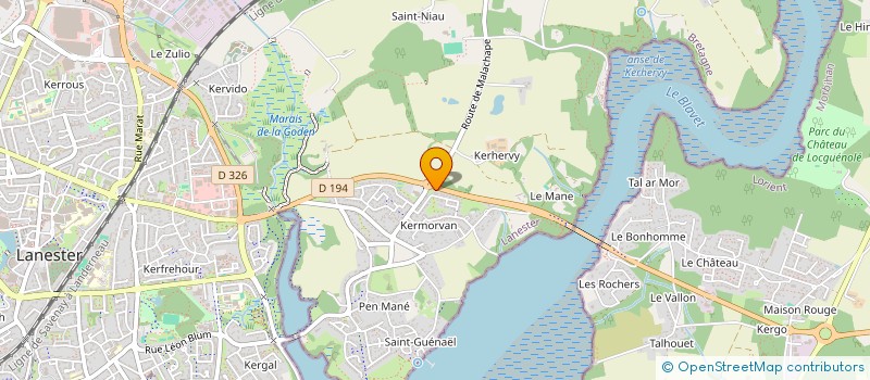 localisation de l'entreprise DBM IMMO  LANESTER