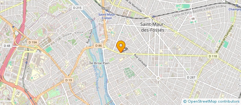 localisation de l'entreprise DBM IMMO SAINT MAUR à SAINT-MAUR-DES-FOSSES