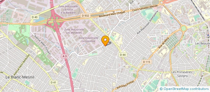localisation de l'entreprise DBM INVEST à AULNAY-SOUS-BOIS