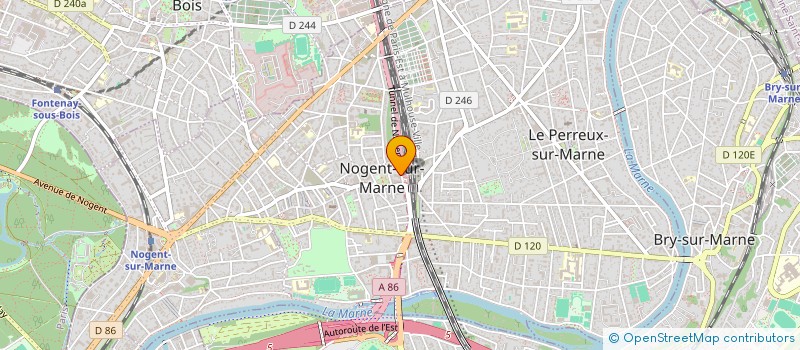 localisation de l'entreprise DBM SERVICE  NOGENT-SUR-MARNE