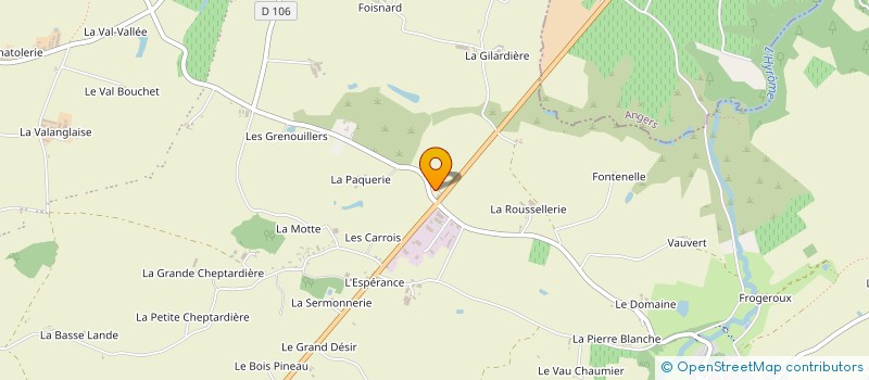 localisation de l'entreprise DBM TECHNOLOGIE à CHEMILLE-EN-ANJOU