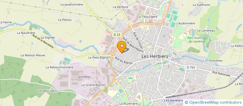 localisation de l'entreprise DBMD  LES HERBIERS