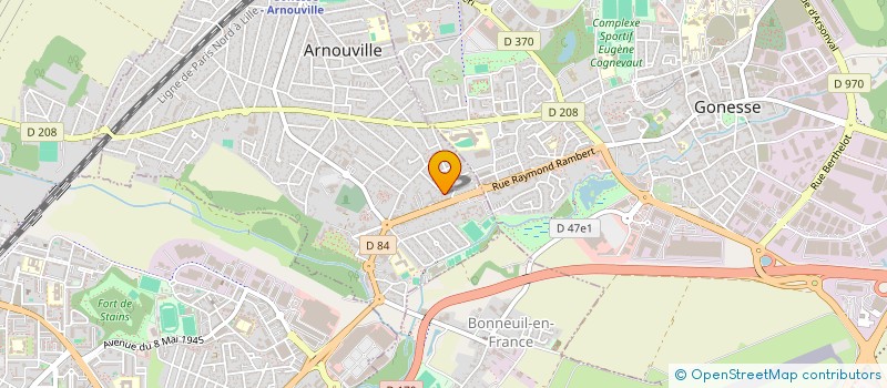 localisation de l'entreprise DBME (DEPAN BRULEUR MAZOUT ENTRETIEN)  ARNOUVILLE