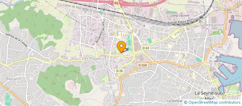 localisation de l'entreprise DBMH  LA SEYNE-SUR-MER