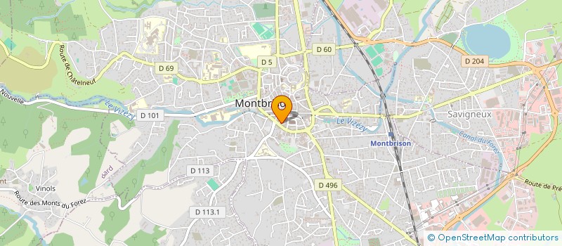 localisation de l'entreprise DBMI  MONTBRISON