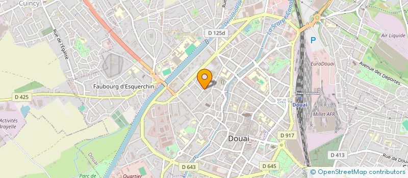 localisation de l'entreprise DBN à DOUAI