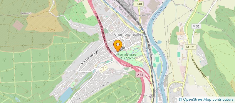 localisation de l'entreprise DBN  CHAMPIGNEULLES