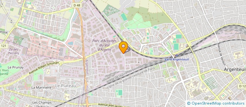 localisation de l'entreprise DBN ECOM  ARGENTEUIL