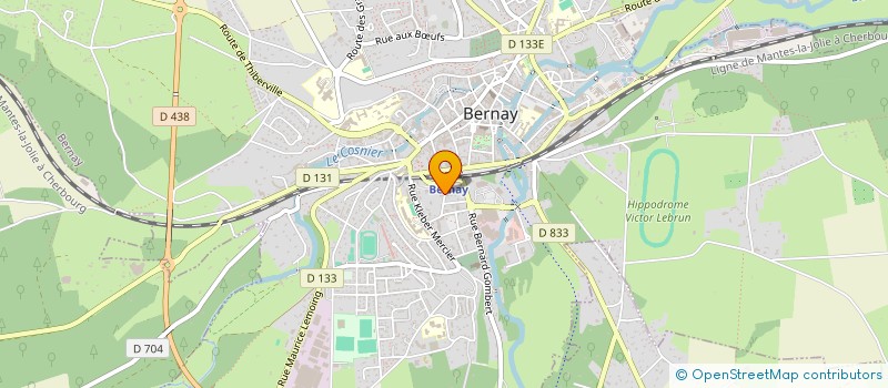 localisation de l'entreprise DBNTP  BERNAY