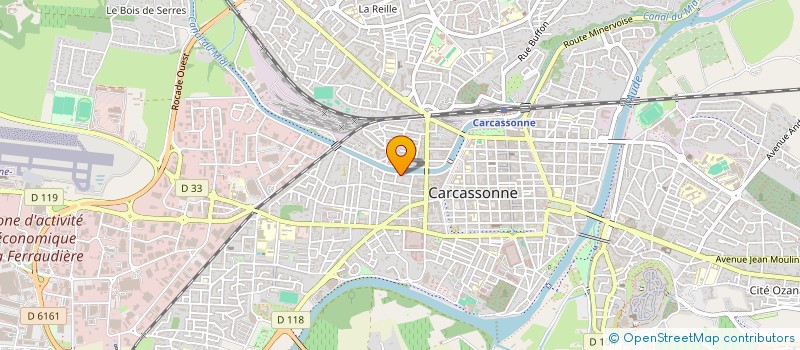 localisation de l'entreprise DBO à CARCASSONNE