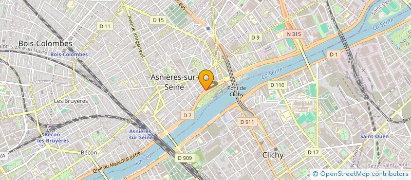 localisation de l'entreprise DBO CONSULTING  ASNIERES-SUR-SEINE