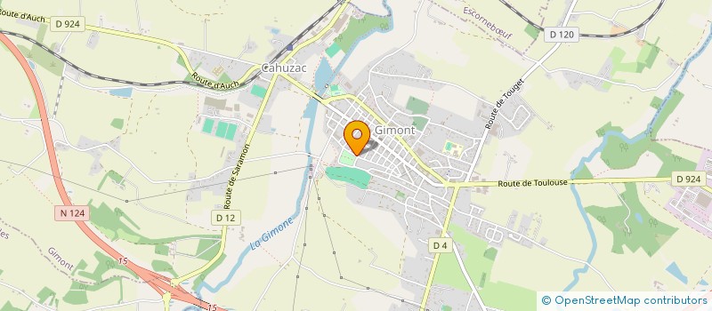 localisation de l'entreprise DBP  GIMONT