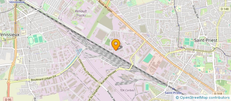 localisation de l'entreprise DBP HOLDING  SAINT-PRIEST