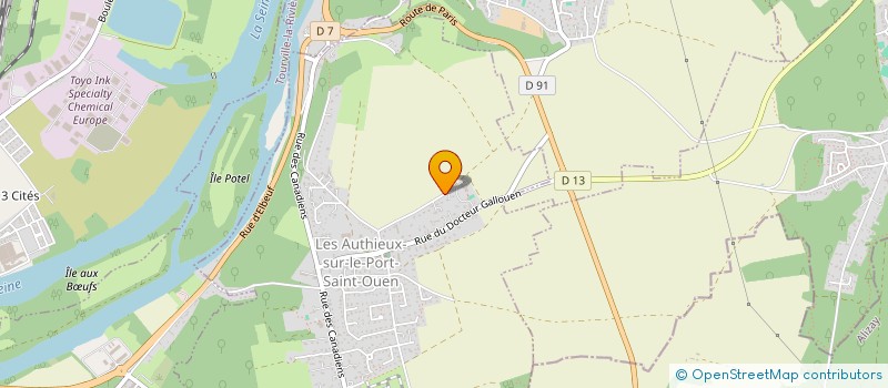 localisation de l'entreprise DBP IMMO  LES AUTHIEUX-SUR-LE-PORT-SAINT-OUEN