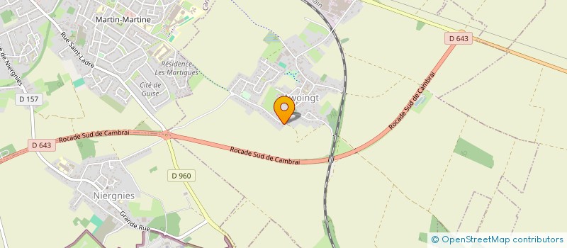 localisation de l'entreprise DBP29 à CAMBRAI