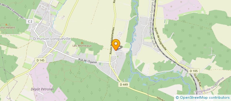 localisation de l'entreprise DBPH  D'HUISON-LONGUEVILLE