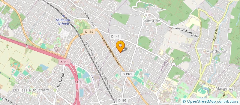 localisation de l'entreprise DBPHONIQUE à SAINT-PRIX