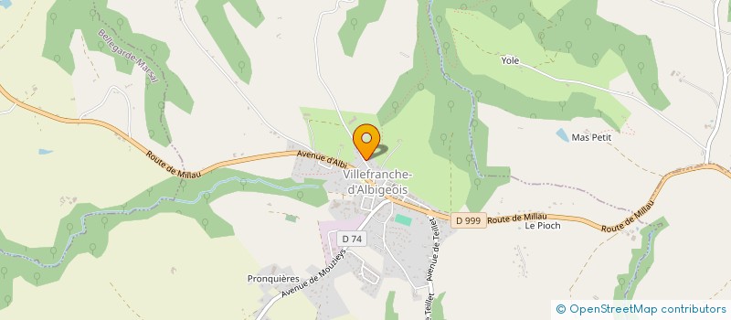 localisation de l'entreprise DBR  VILLEFRANCHE-D ALBIGEOIS