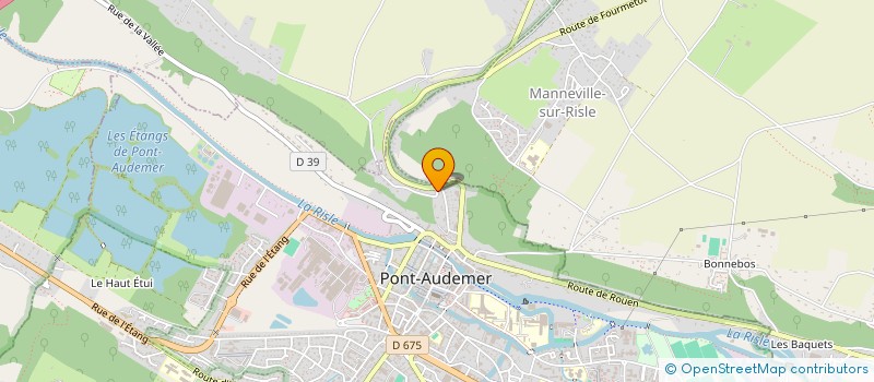 localisation de l'entreprise DBR à PONT-AUDEMER