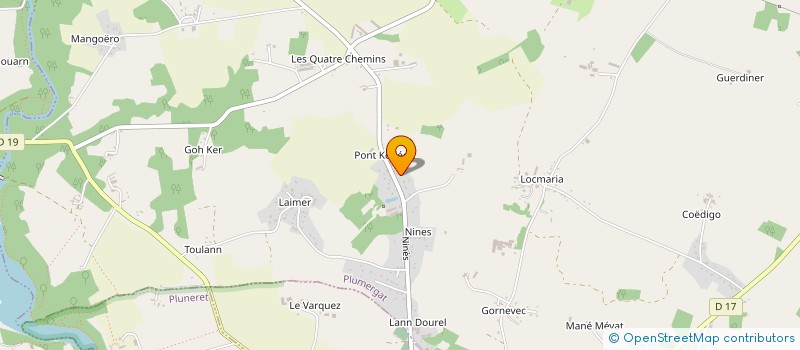 localisation de l'entreprise DBR  PLUMERGAT