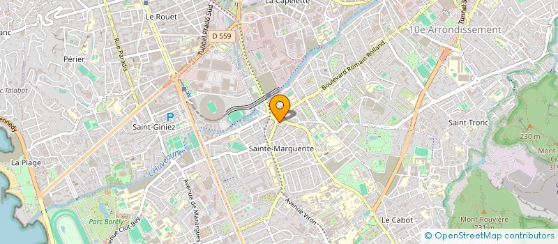 localisation de l'entreprise DBR AUDITION à MARSEILLE