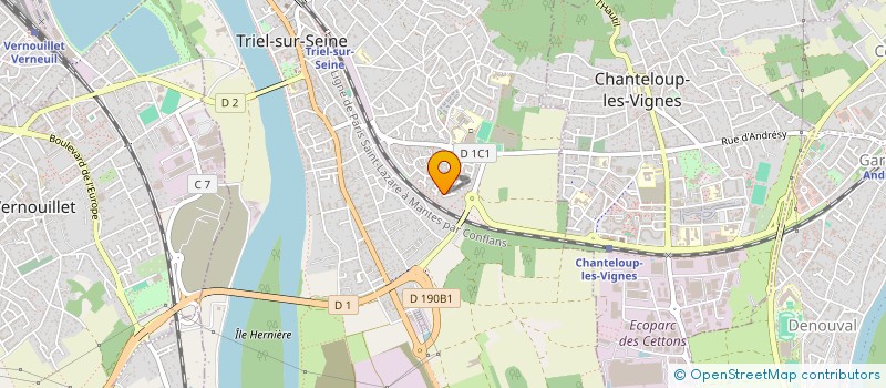 localisation de l'entreprise DBR CONSULTING  TRIEL-SUR-SEINE