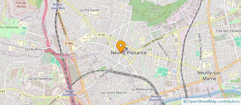 localisation de l'entreprise DBR FRANCE  NEUILLY-PLAISANCE