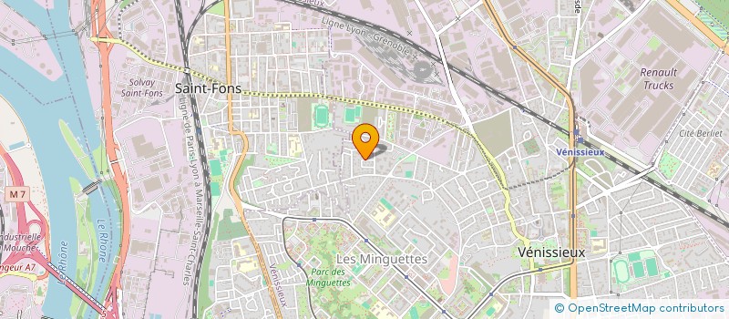 localisation de l'entreprise DBR IMMO  VENISSIEUX