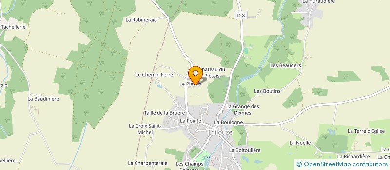 localisation de l'entreprise DBS à THILOUZE