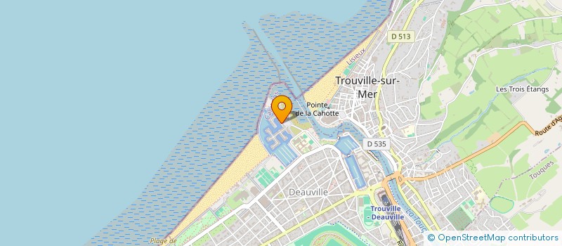 localisation de l'entreprise DBS à DEAUVILLE