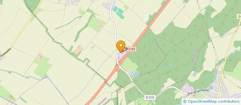 localisation de l'entreprise DBS  BERRWILLER