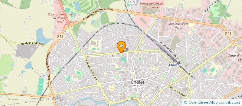 localisation de l'entreprise DBS à CHOLET