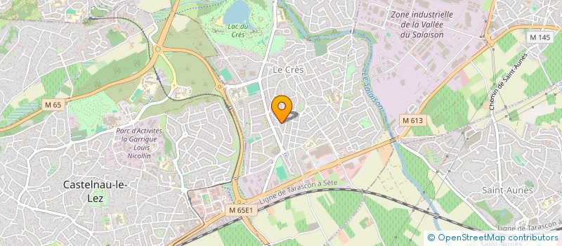 localisation de l'entreprise DBS à LE CRES
