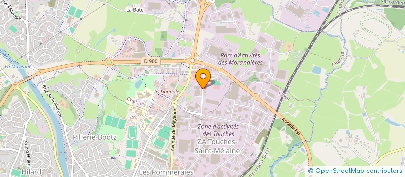 localisation de l'entreprise DBS AUTOMOBILES à CHANGE